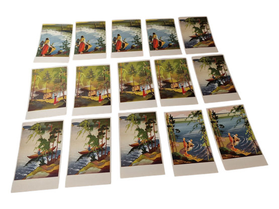 Vanhoja postikortteja (15 kpl)