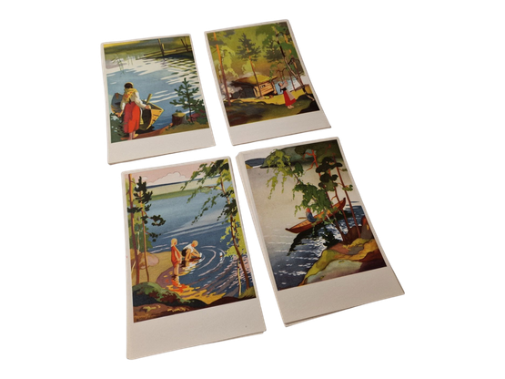 Vanhoja postikortteja (15 kpl)