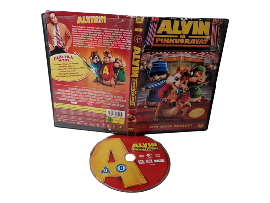 Lasten DVD -elokuva (Alvin Ja Pikkuoravat - nyt tulee sotkua) S