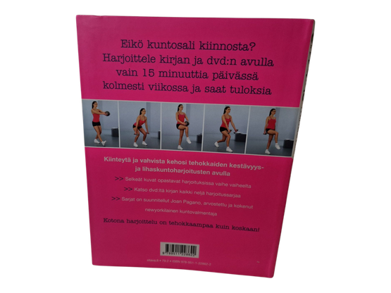Kirja (4x15 minuuttia koko kehon treeniä - Joan Pagano)