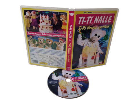 Lasten DVD -elokuva (Ti-Ti Nalle & Ti-Ri Vauvan synttärit) S