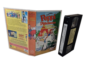 Lasten VHS -elokuva (Peppi Pitkätossu muuttaa Huvikumpuun) S