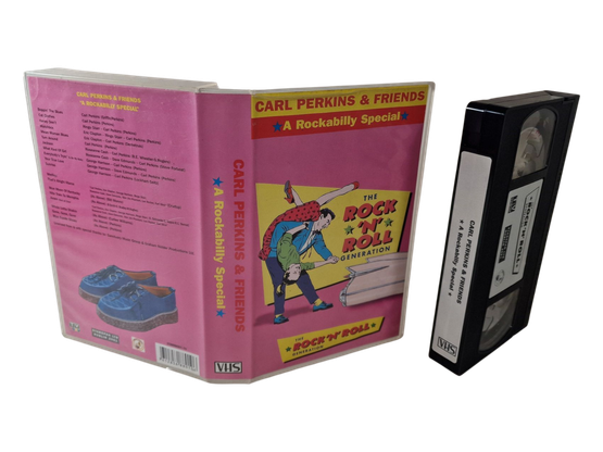VHS -elokuva (Carls Perkins & Friends A Rockabilly Special) S