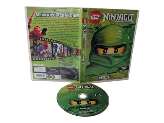 Lasten DVD -elokuva (Ninjago - jaksot 1-4) K7