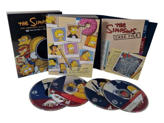 DVD - TV -sarja (Simpsons - season 6) K12
