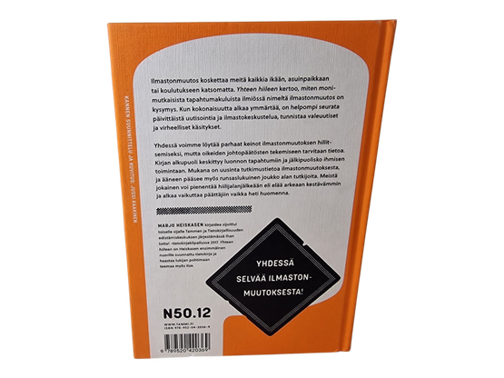 Kirja (Yhteen Hiileen : Mistä ilmastonmuutoksessa on kysymys ja mitä me voimme sille tehdä?  - Marjo Heiskanen)