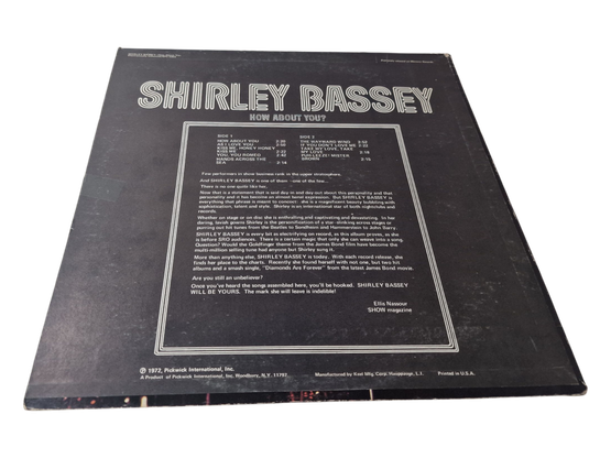 LP / vinyyli -levy (Shirley Bassey - How About You?)