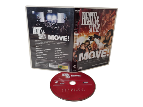 Musiikki DVD -elokuva (Beats & Styles - Move!) S