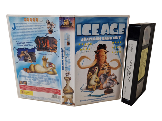 Lasten VHS -elokuva (Ice Age - Jäätikön Sankarit) K7