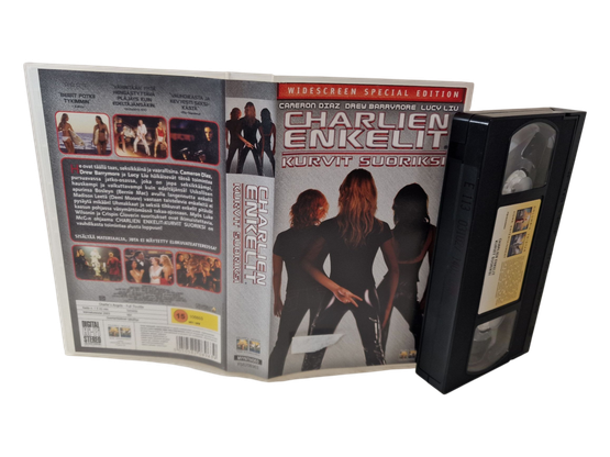 VHS -elokuva (Charlien Enkelit - Kurvit Suoriksi) K16