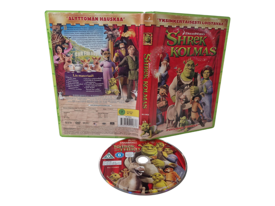 Lasten DVD -elokuva (Sherk Kolmas) K7