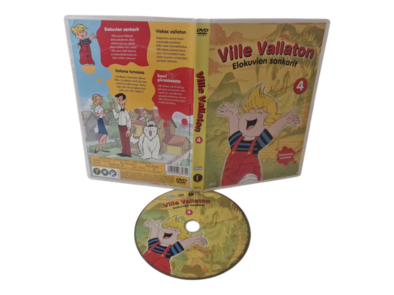 Lasten DVD -elokuva (Ville Vallaton - Elokuvien sankarit 4) K7