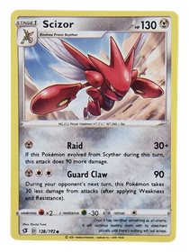 Pokémon -kortti (Scizor 128/192 Rebel Clash)