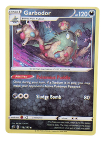Pokémon -kortti (Garbodor 118/192 Rebel Clash)