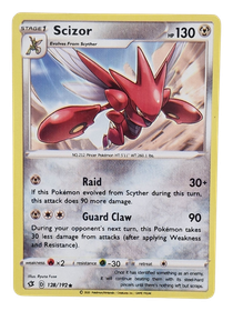 Pokémon -kortti (Scizor 128/192 Rebel Clash)