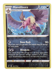Pokémon -kortti (Mandibuzz 120/192 Rebel Clash)