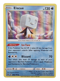 Pokémon -kortti (Eiscue 54/192 Rebel Clash)