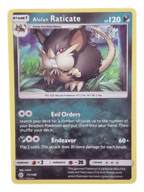 Pokémon -kortti (Alolan Raticate 77/149 Sun & Moon)