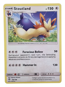 Pokémon -kortti (Stoutland 105/149 Sun & Moon)