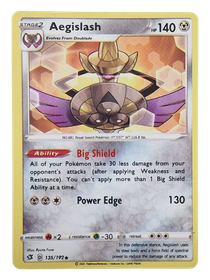 Pokémon -kortti (Aegislash 135/192 Rebel Clas)