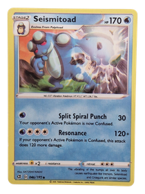 Pokémon -kortti (Seismitoad 46/192 Rebel Clash)