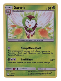 Pokémon -kortti (Dartrix 10/149 Sun & Moon)