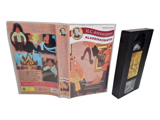 Lasten VHS -elokuva (H.C. Andersenin kalssikkosatu - Keisarin uudet vaatteet) S