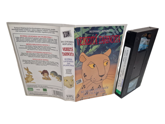 Lasten VHS -elokuva (Veikeitä Tarinoita - Kuinka Leopardi Sai Pilkkunsa) S