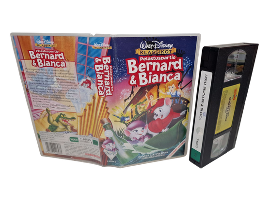 Lasten VHS -elokuva (Bernard & Bianca - Pelastuspartio - Walt Disney) S