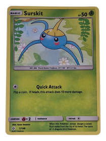 Pokémon -kortti (Surskit 7/149 Sun & Moon)