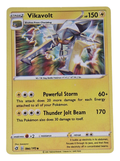 Pokémon -kortti (Vikavolt 66/192 Rebel Clash)