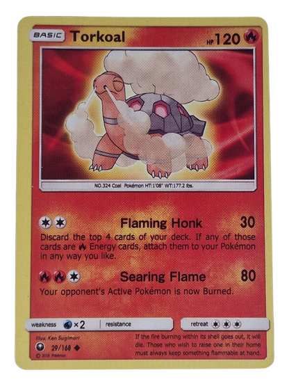 Pokémon -kortti (Torkoal 29/168 Celestial Storm)