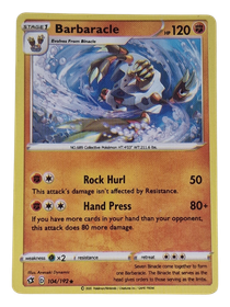 Pokémon -kortti (Barbaracle 104/192 Rebel Clash)