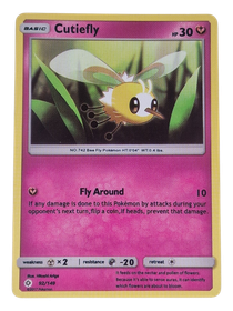 Pokémon -kortti (Cutiefly 92/149 Sun & Moon)