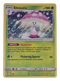 Pokémon -kortti (Shiinotic 17/149 Sun & Moon)