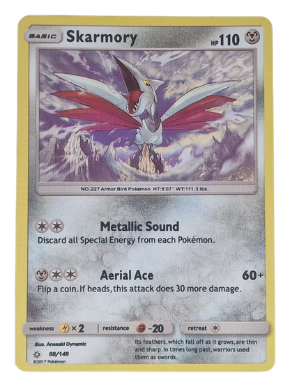 Pokémon -kortti (Skarmory 88/149 Sun & Moon)