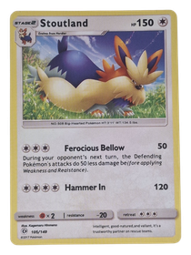 Pokémon -kortti (Stoutland 105/149 Sun & Moon)