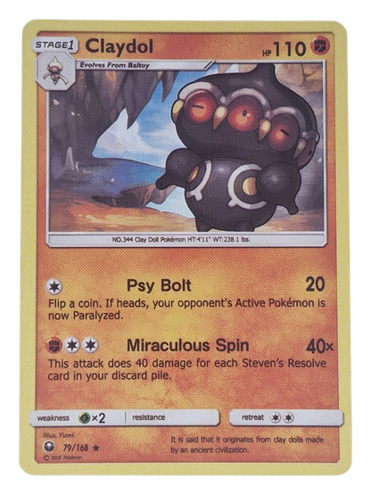 Pokémon -kortti (Claydol 79/168 Celestial Storm)