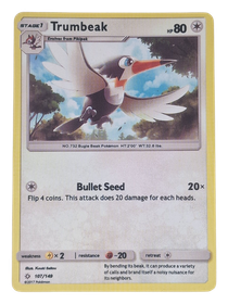 Pokémon -kortti (Trumbeak 107/149 Sun & Moon)