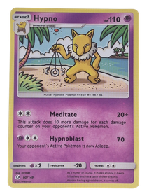 Pokémon -kortti (Hypno 60/149 Sun & Moon)