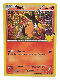 Pokémon -kortti (Tepig 13/25 McDonalds)