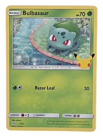 Pokémon -kortti (Bulbasaur 1/25 McDonalds)