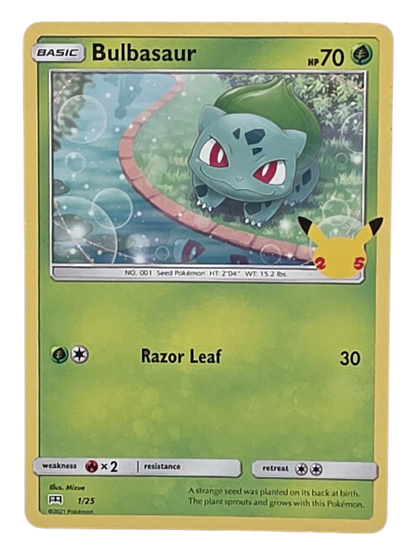 Pokémon -kortti (Bulbasaur 1/25 McDonalds)