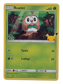 Pokémon -kortti (Rowlet 7/25 McDonalds)