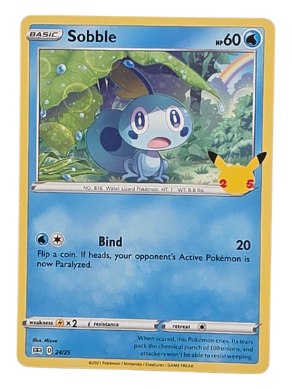 Pokémon -kortti (Sobble 24/25 McDonalds)