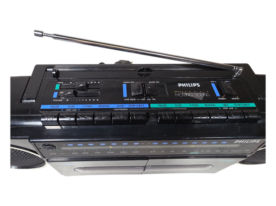 Vintage boombox (Philips D 8078/00R -1987)