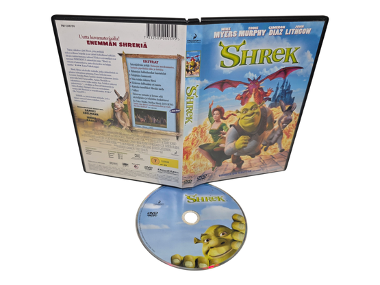 Lasten DVD -elokuva (Shrek) K7