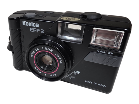 Filmikamera (Konica EFP 3)