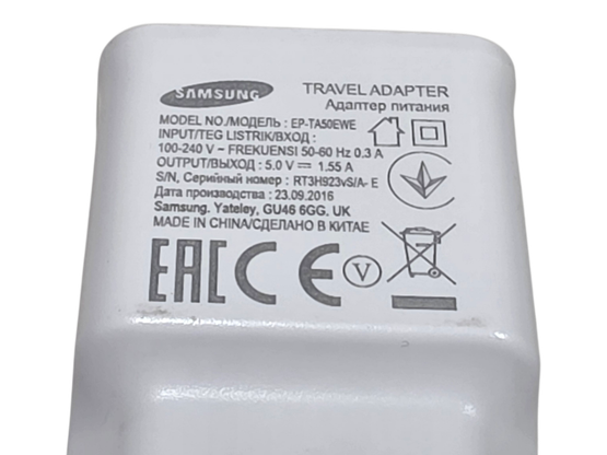 Laturi (Samsung EP-TA50EWE / 5V1,55A)