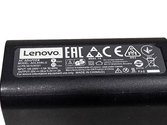 Laturi (Lenovo ADL40WLG 20V2A / 5.2V2A)